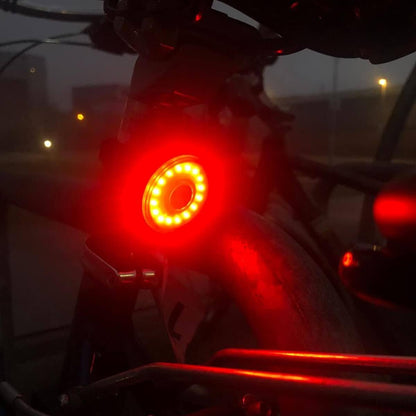 Bicycle Lights USB Rechargeable Bike Lights - Rear Cycle Lights 3 Modes, Waterproof Taillights for Cycling Helmet Safety Warning LED Mountain Tail Lamp