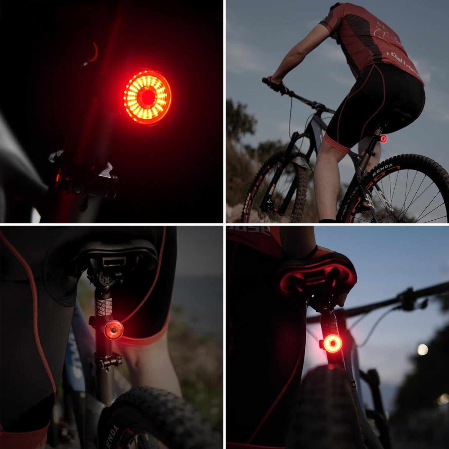 SMART BRAKE SENSING BICYCLE TAIL LIGHT