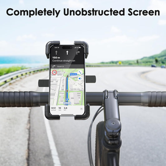 Bike Phone Holder, Detachable Motorbike Phone Holder, Phone Mount for Bike and Motorbike