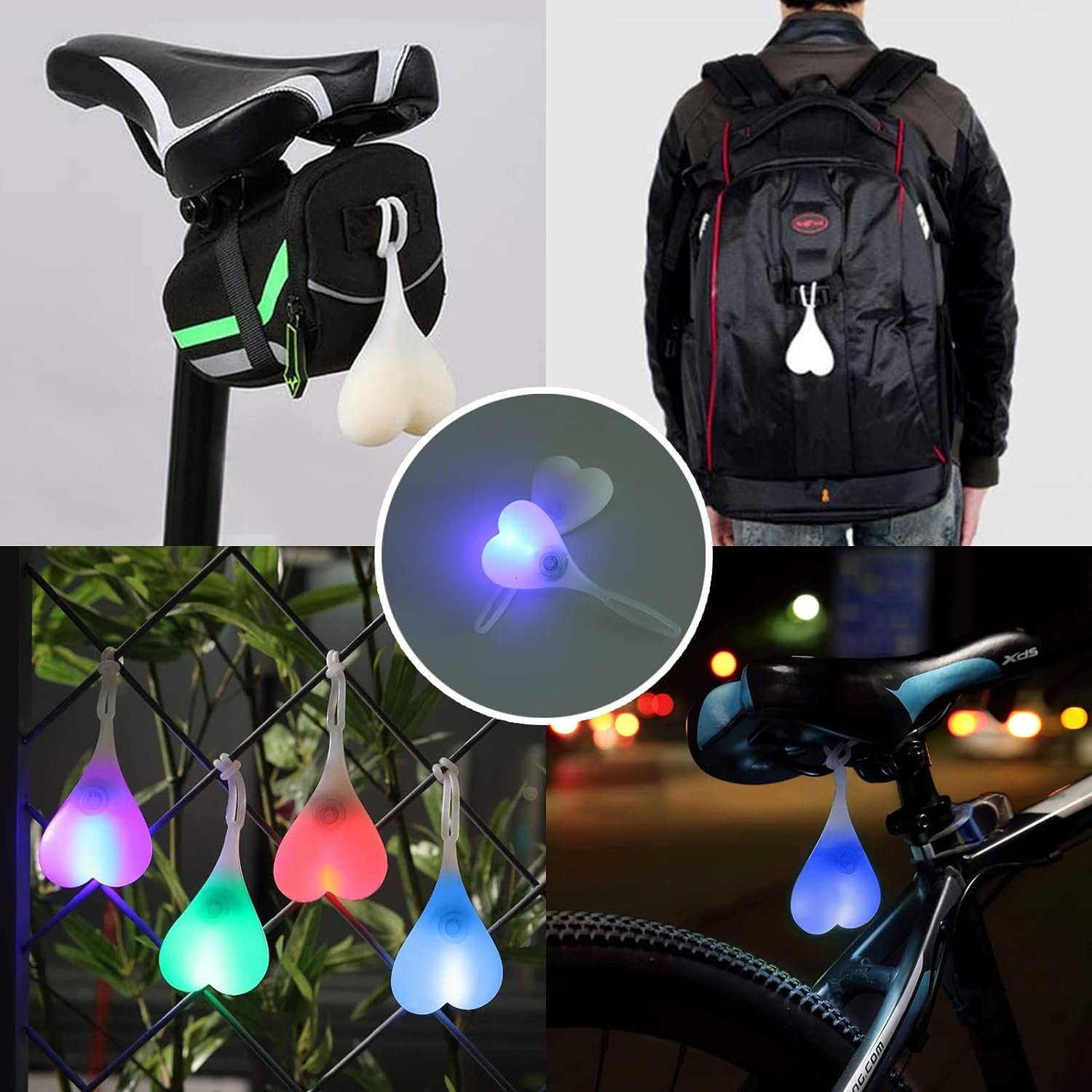 Silicone led bike lights online