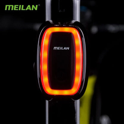 MeiLan X6 Smart Bicycle Tail Light Auto Start/Stop Brake Sensor IPx5 Bicycle Tail Light