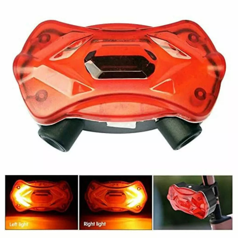 Laser LED Bicycle USB Indicator Bike Rear Tail Turn Signal Light With Remote